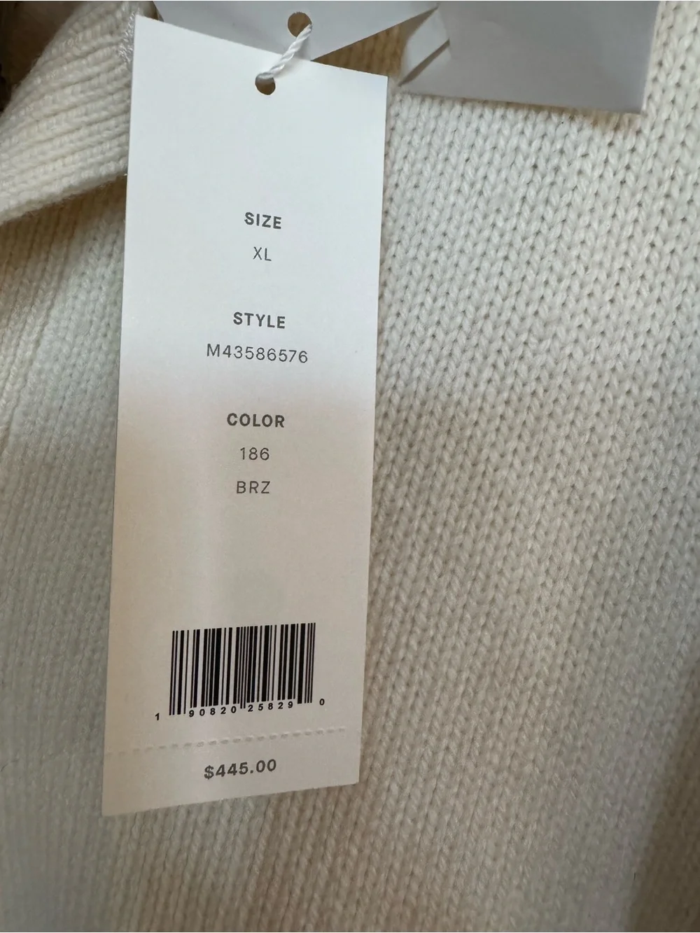 Vince cream knit